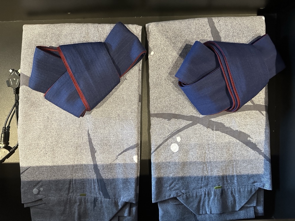 作務衣。人数分そろっている