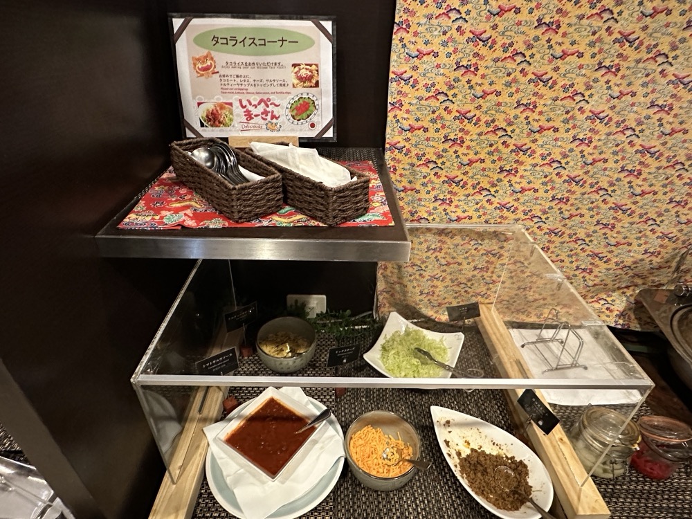 タコライスのコーナー