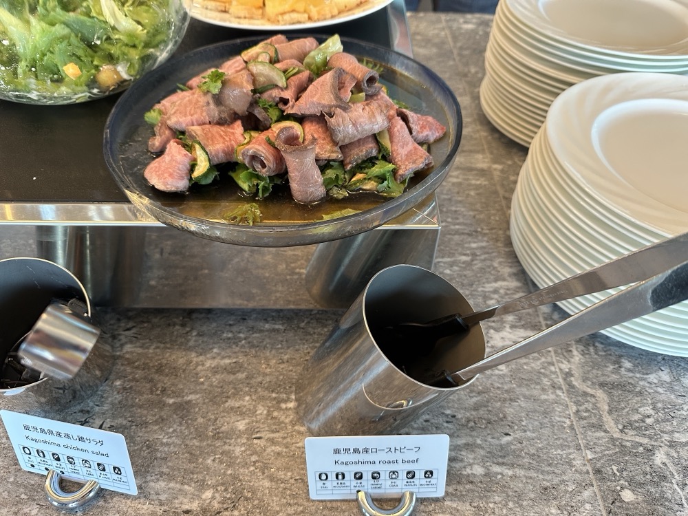 鹿児島県産ローストビーフ。私が行ったときは出ていました