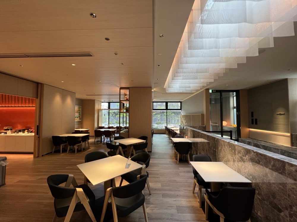 朝食の会場