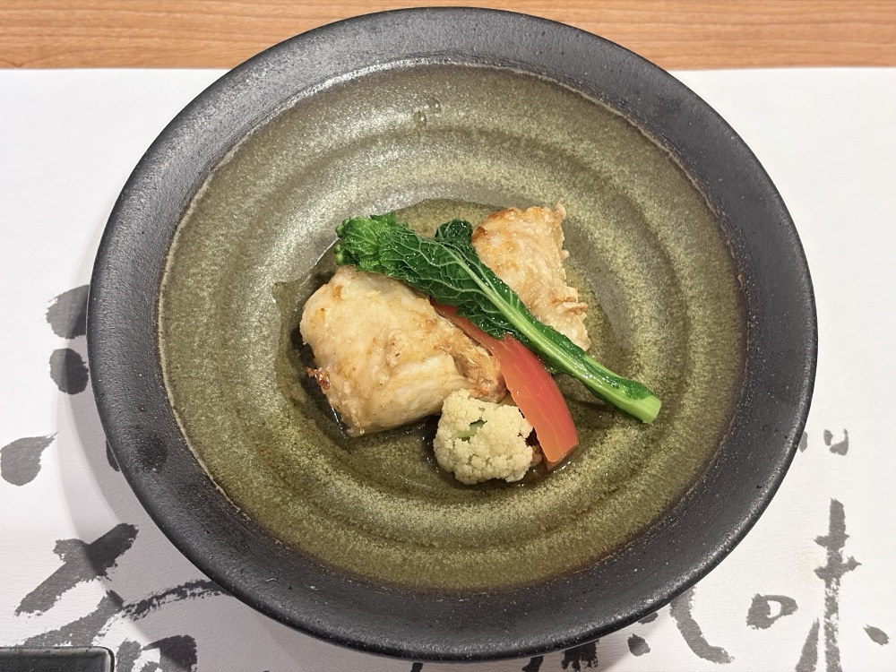 虎河豚唐揚げ 銀餡かけ