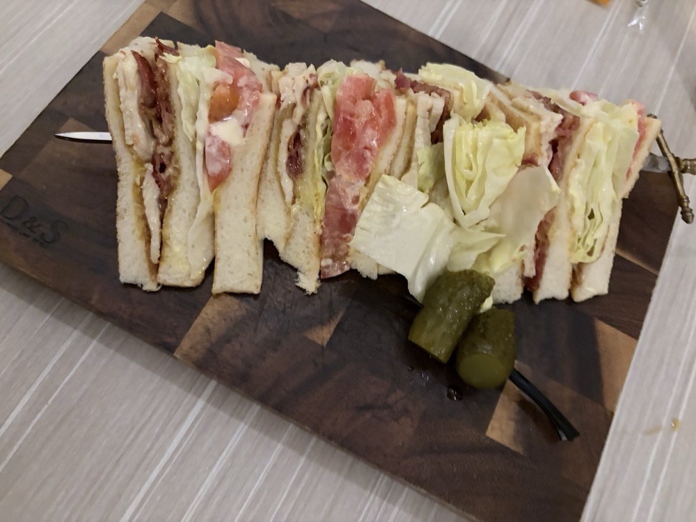 有料のクラブハウスサンド
