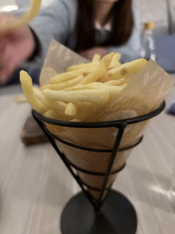 有料のフライドポテト