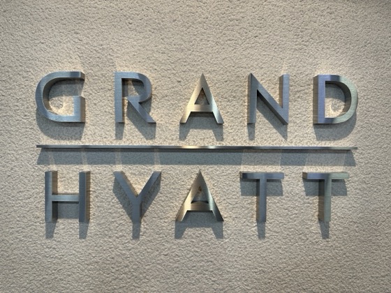 グランドハイアット福岡 GRAND HYATTのサイン