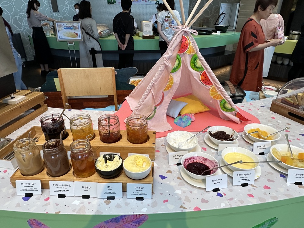 ジャムとドリンクです