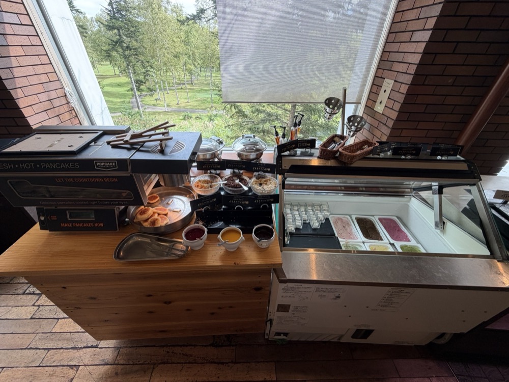 その場で作ってくれるコーナーです