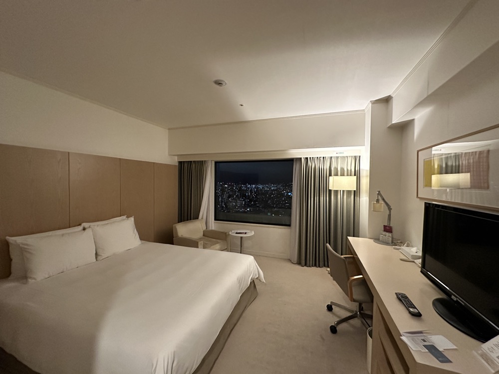 この日はダブルのお部屋でした