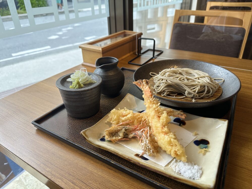 天ざる。十割そばです