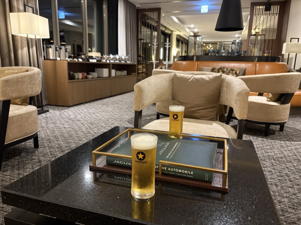 生ビールを頂きました