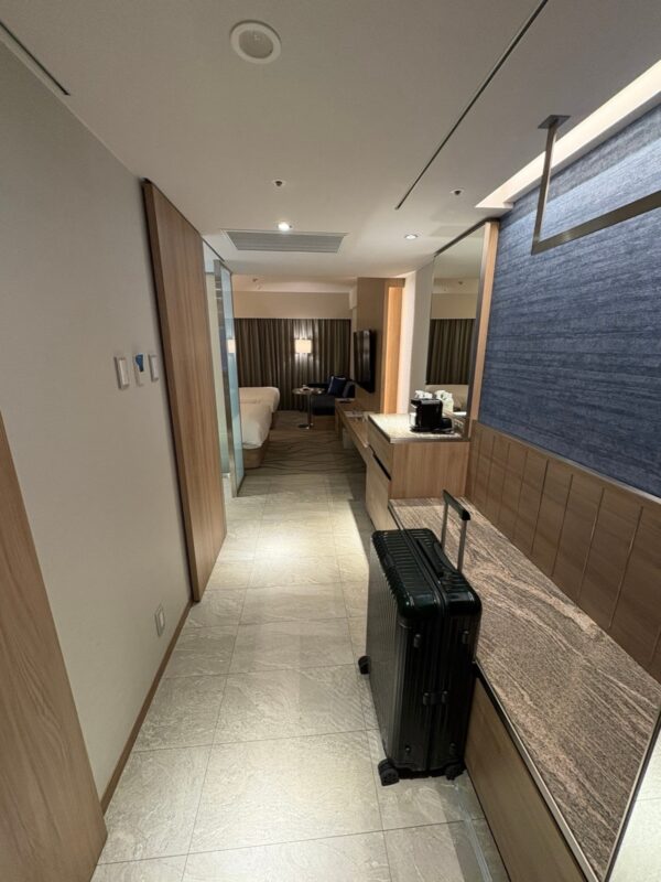 入口から部屋への通路