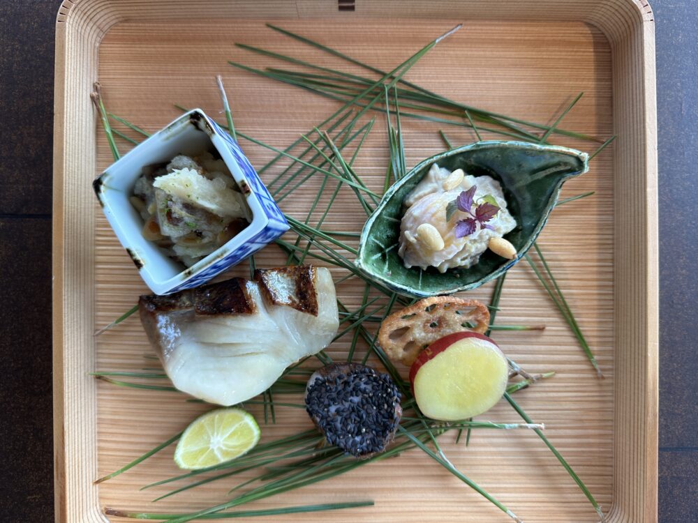 幻珠 会席ランチの焼八寸
