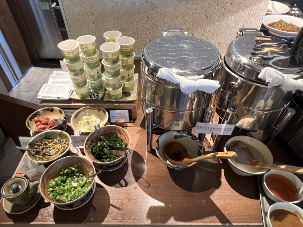 デザートと締めのごはんもの