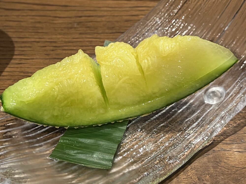 果実はメロンでした