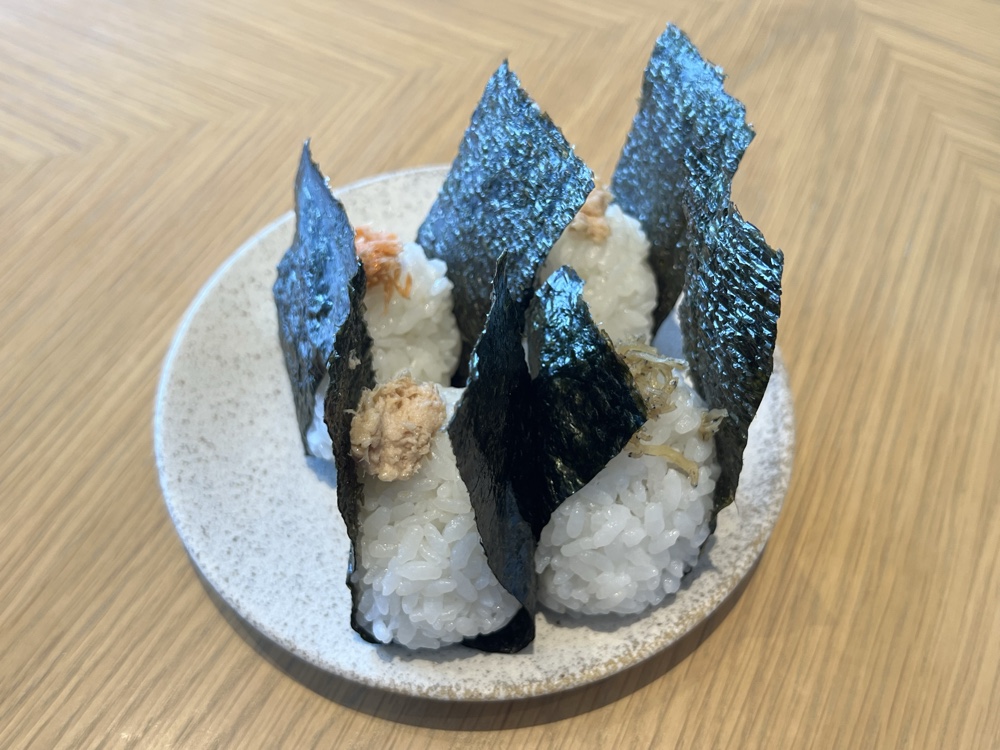  その場で握ってもらえるおにぎり