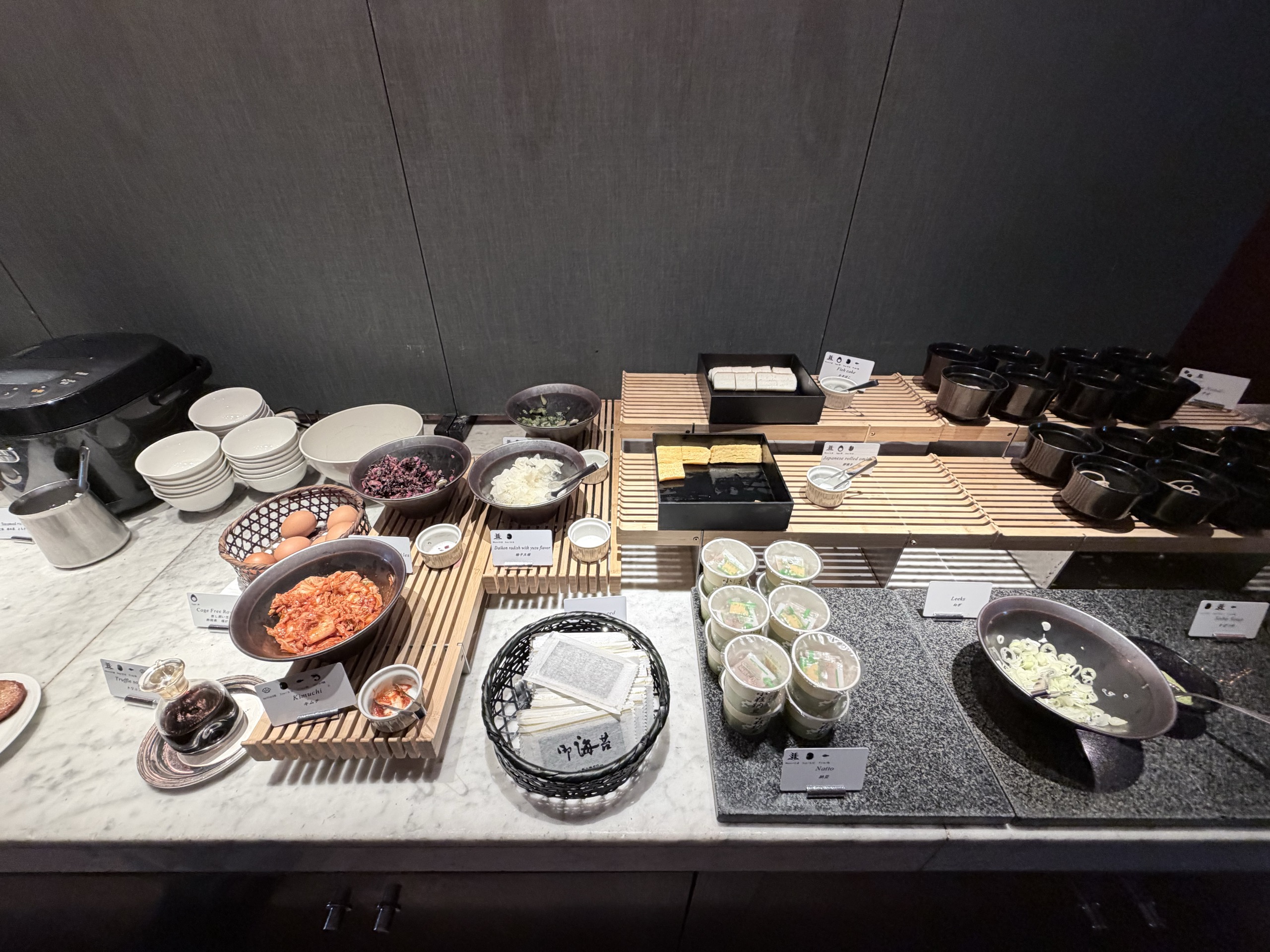 和食の小鉢のコーナー