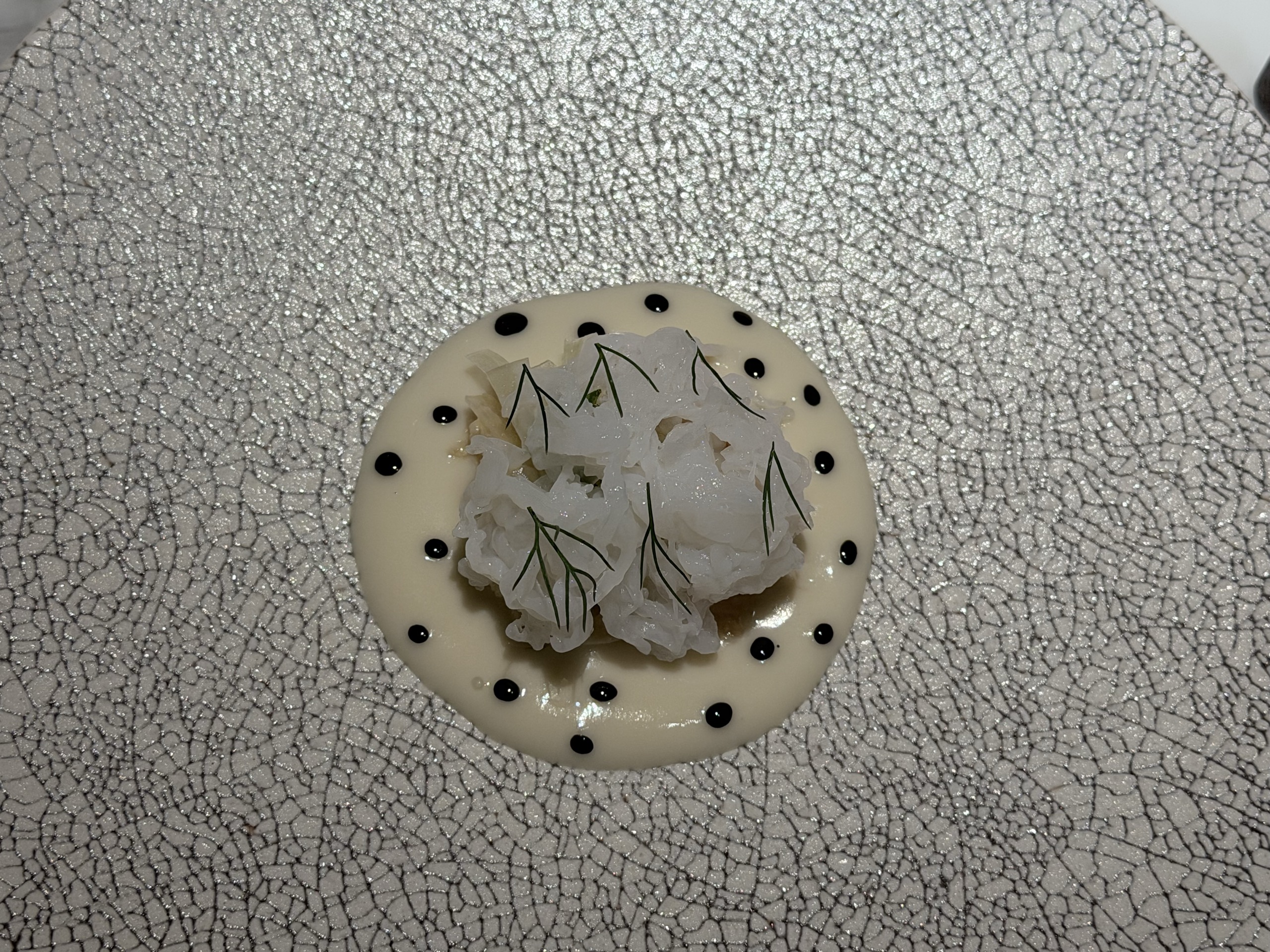 剣先烏賊とフェンネルの一品