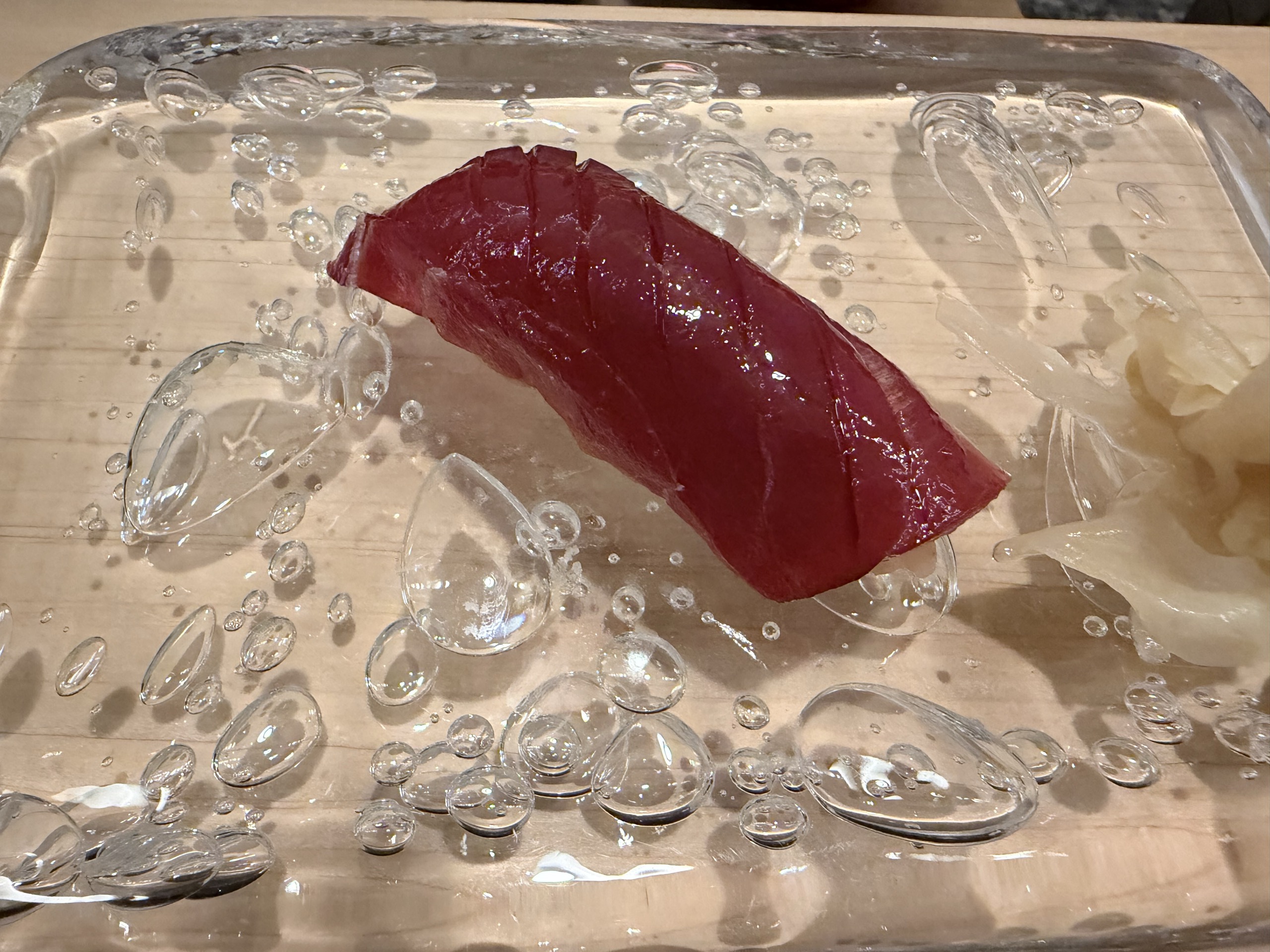 蔵の寿司コース 5貫目 本マグロ赤身漬けの握り