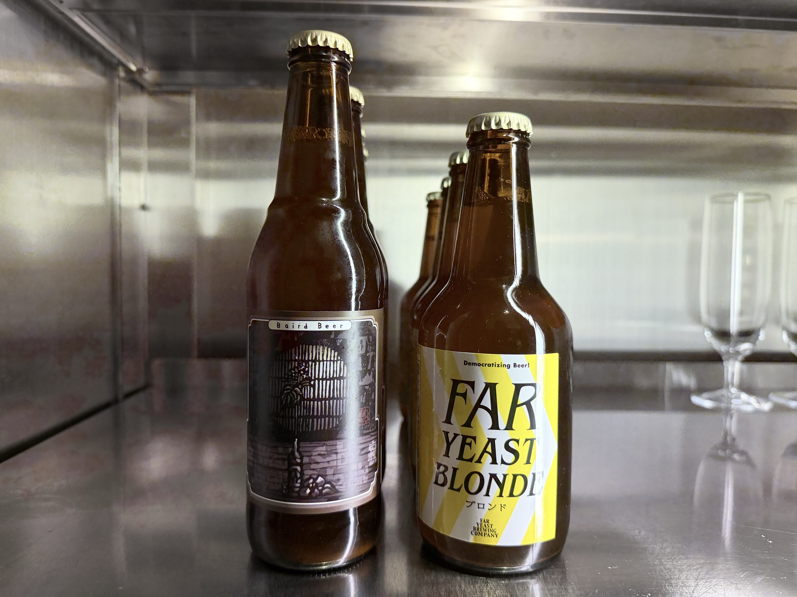 ベアードビールとファーイーストのビール