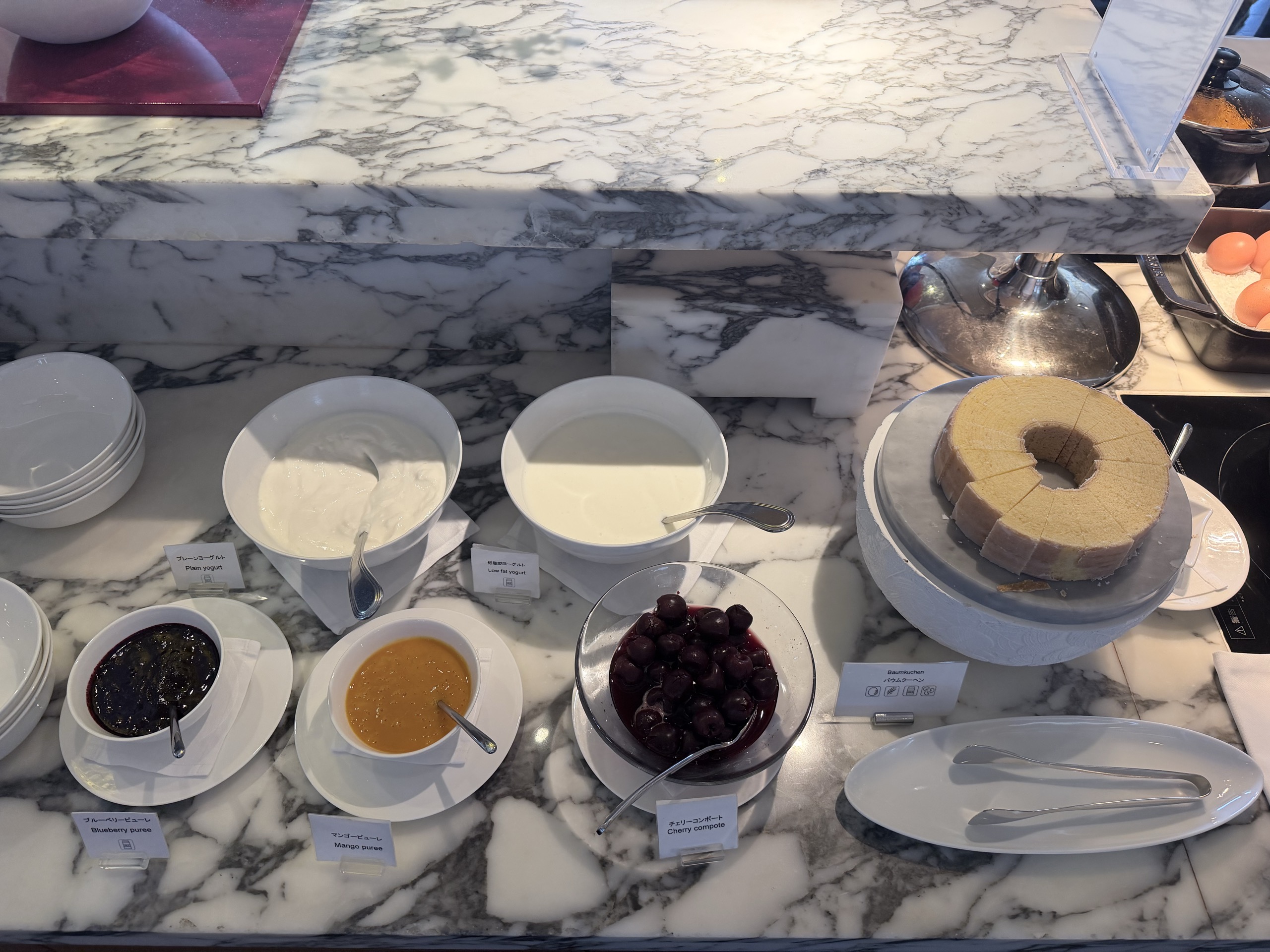 ヨーグルトのコーナー