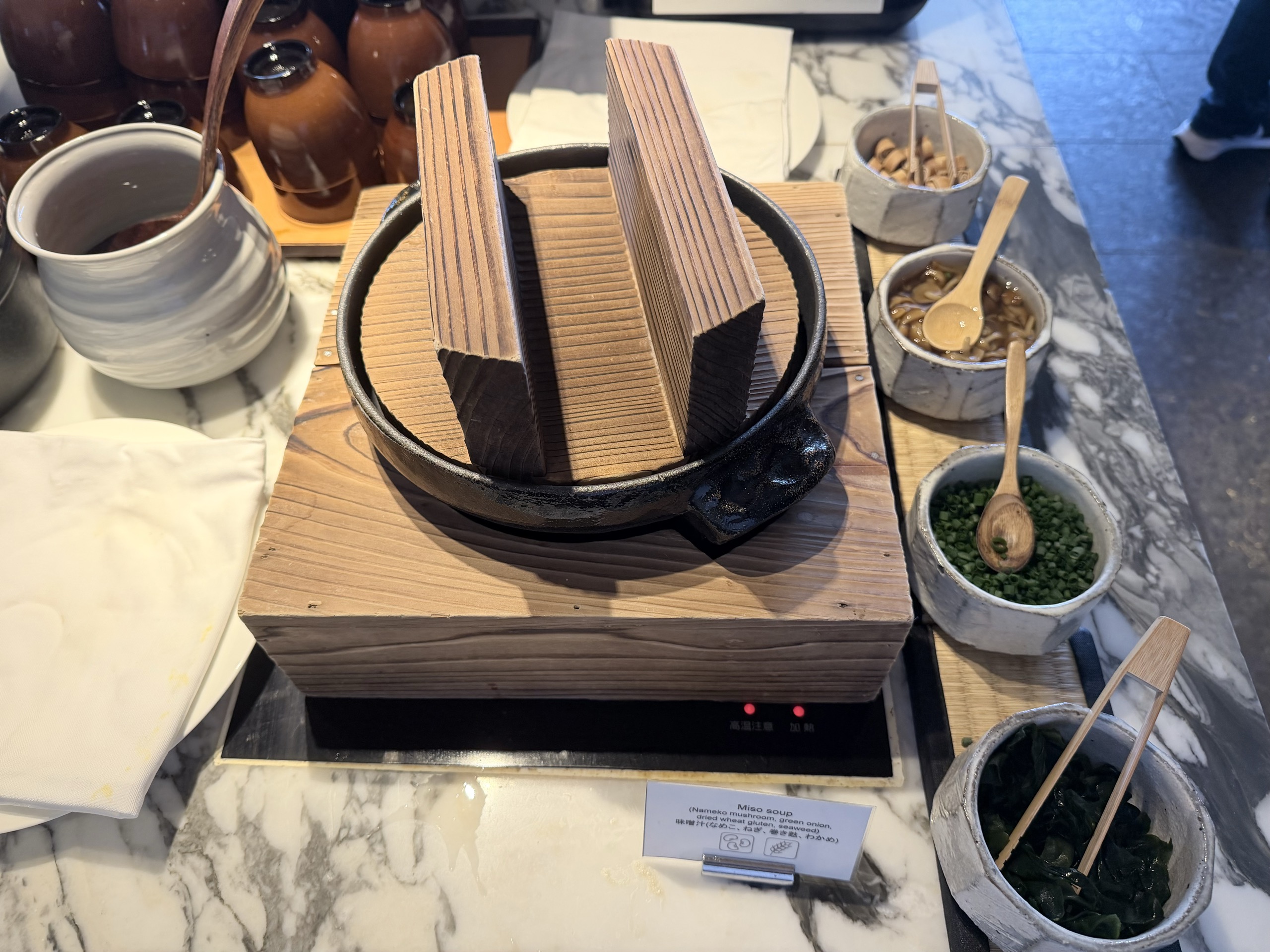 味噌汁のコーナー