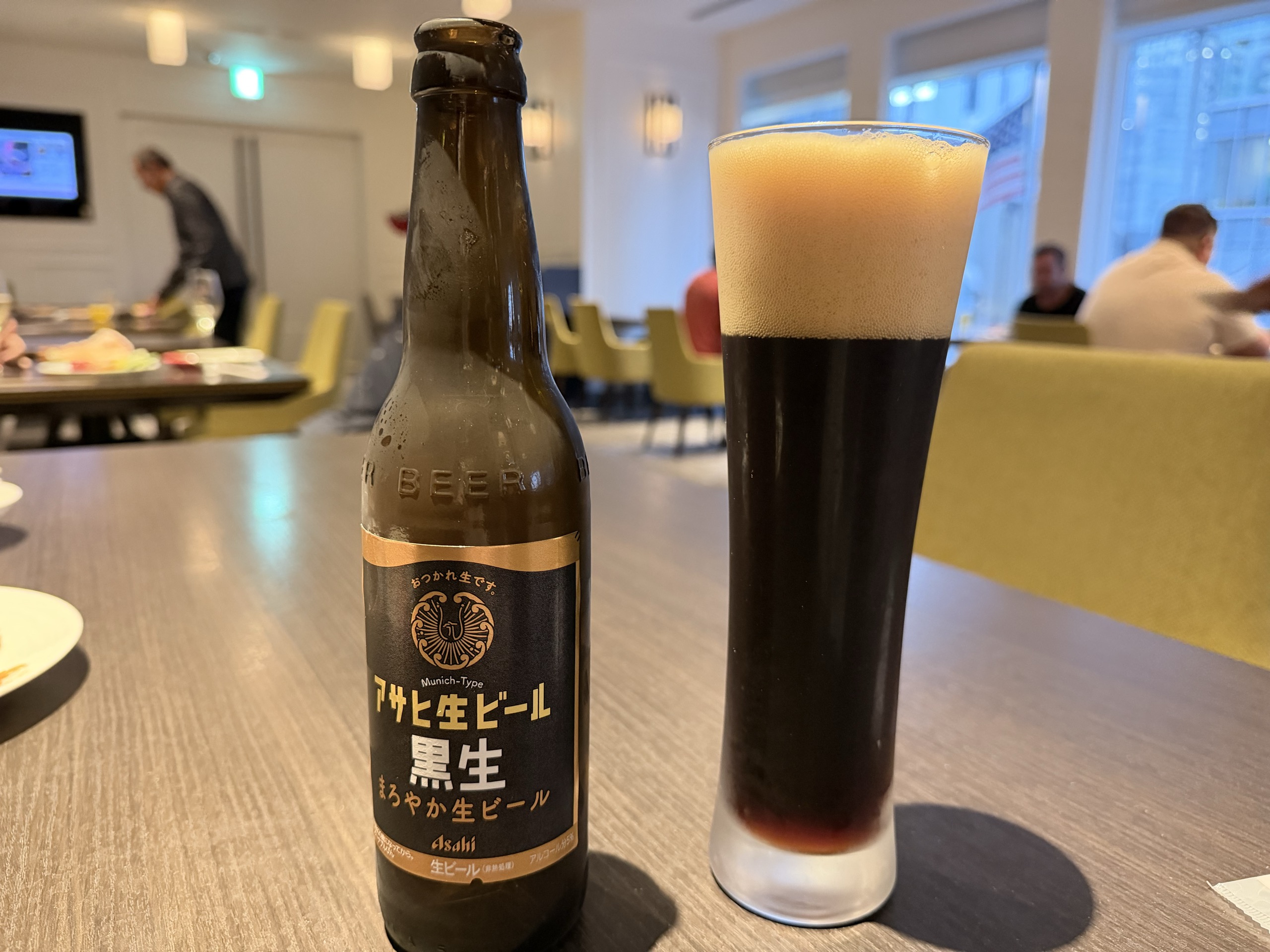 アサヒの黒生ビール