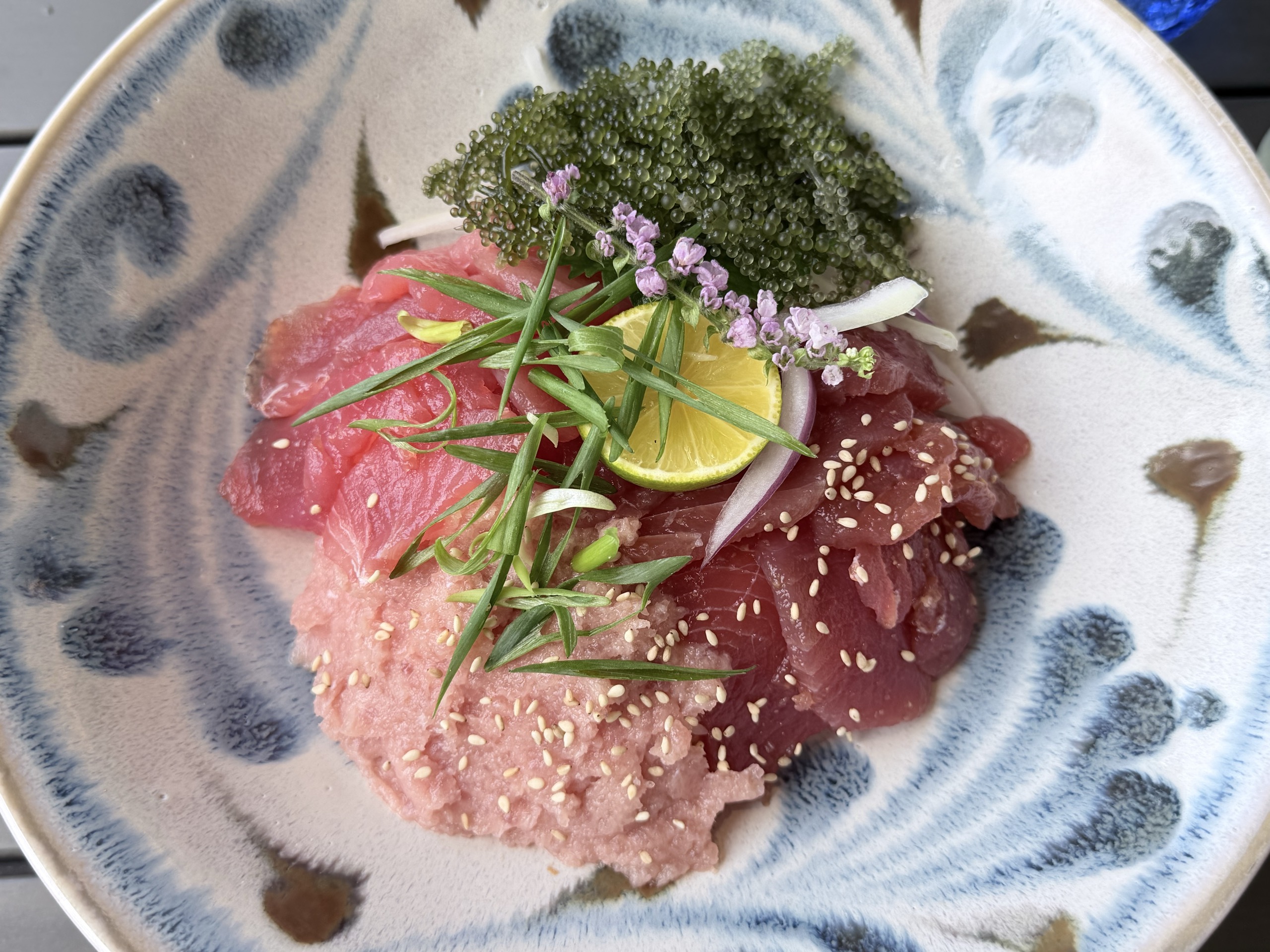 ヒルトン沖縄瀬底リゾートのアマハジのマグロ丼