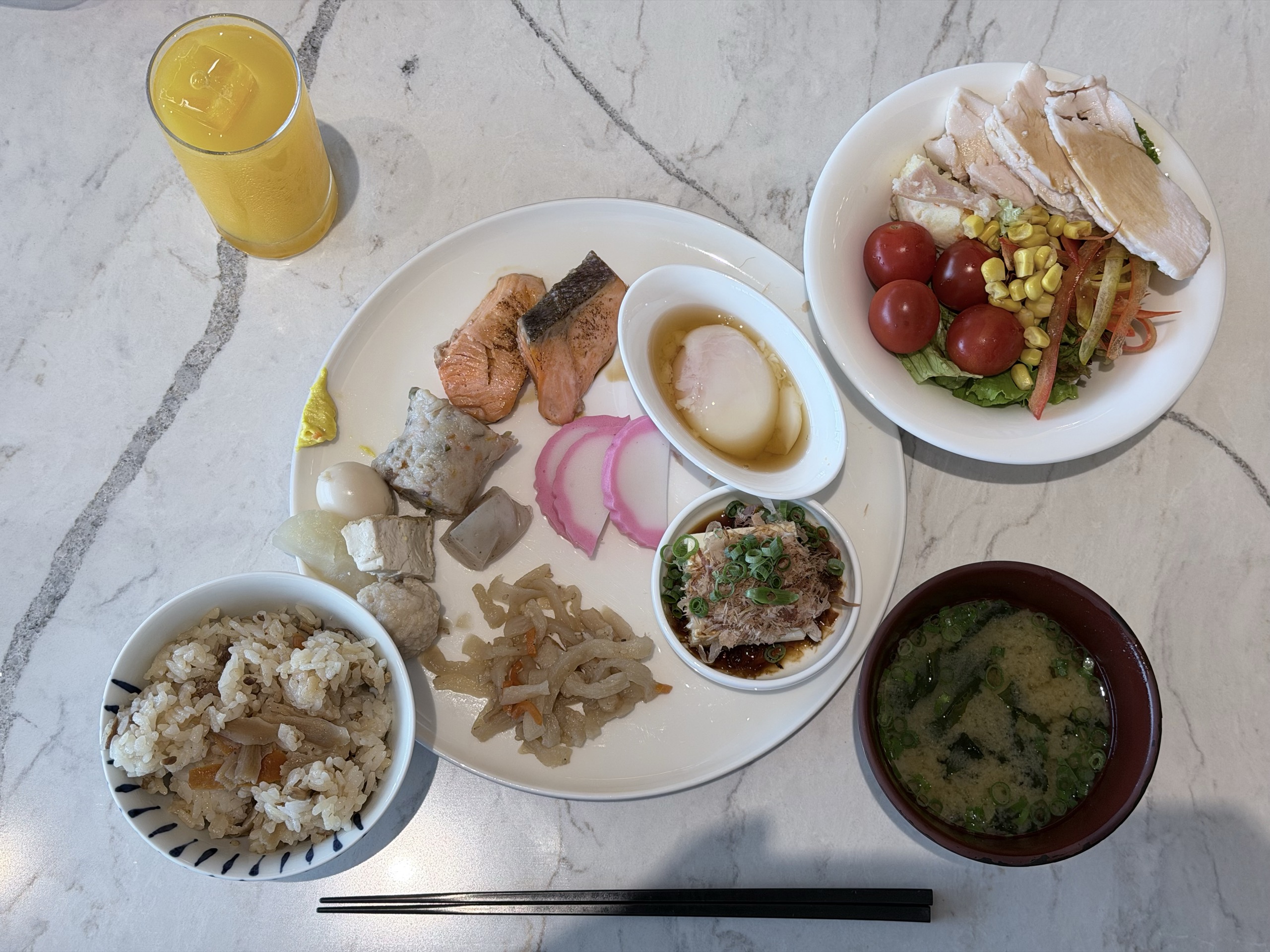 私が取った朝食