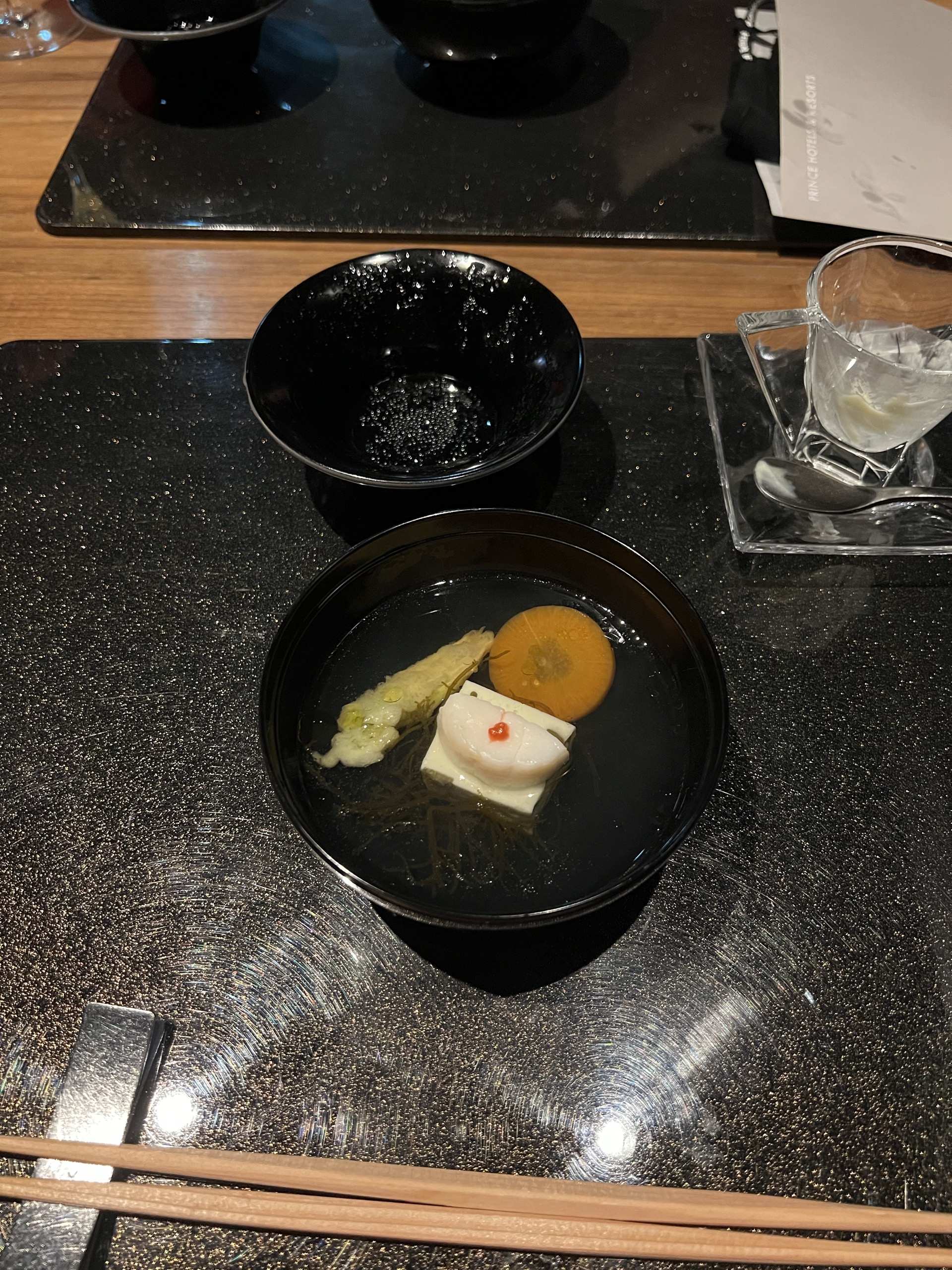 以前の会席の吸い物